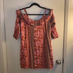 Floral Off-Shoulder Hollister dress
